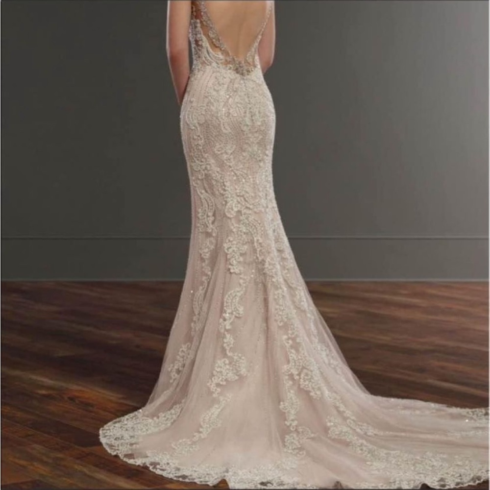 Never worn, wedding dress.